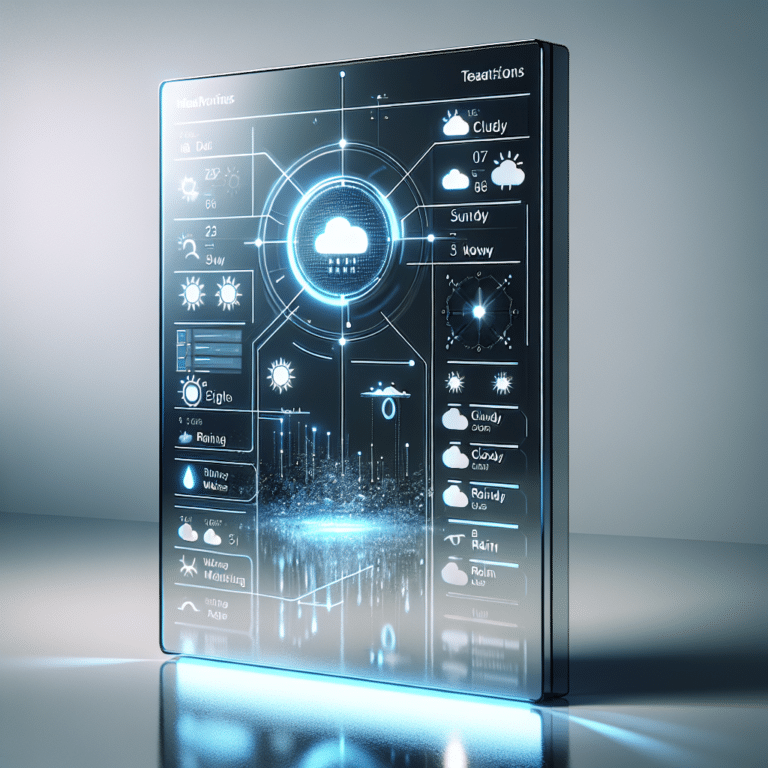 Smart Mirror with Weather Display