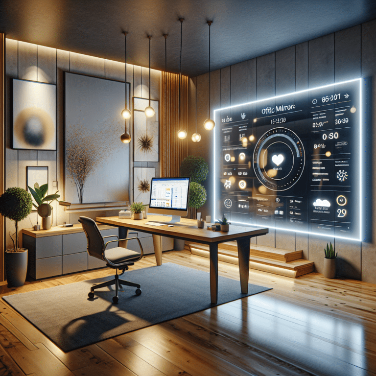 Smart Mirror Office Setup