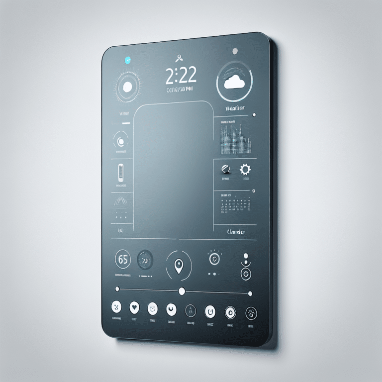 Smart Mirror Custom Widgets