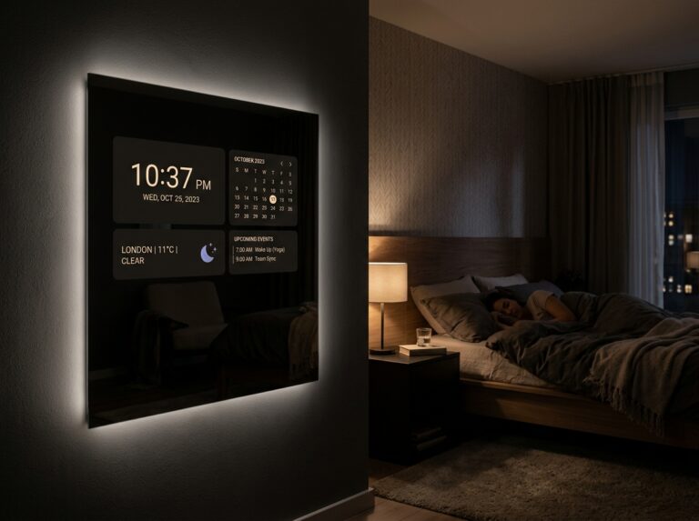 configure smart mirror dark mode