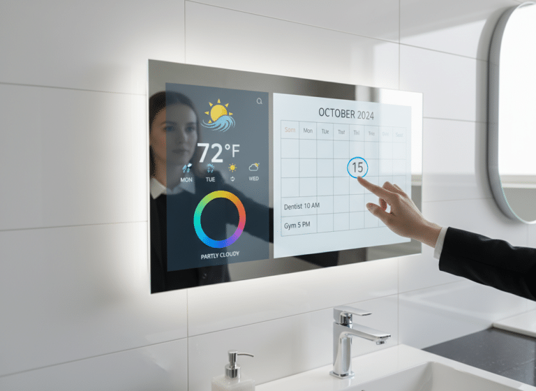 smart mirror touch screen