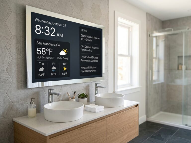 touch screen mirrors