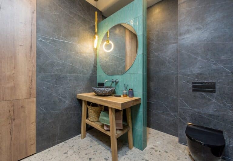 bathroom smart mirror setup