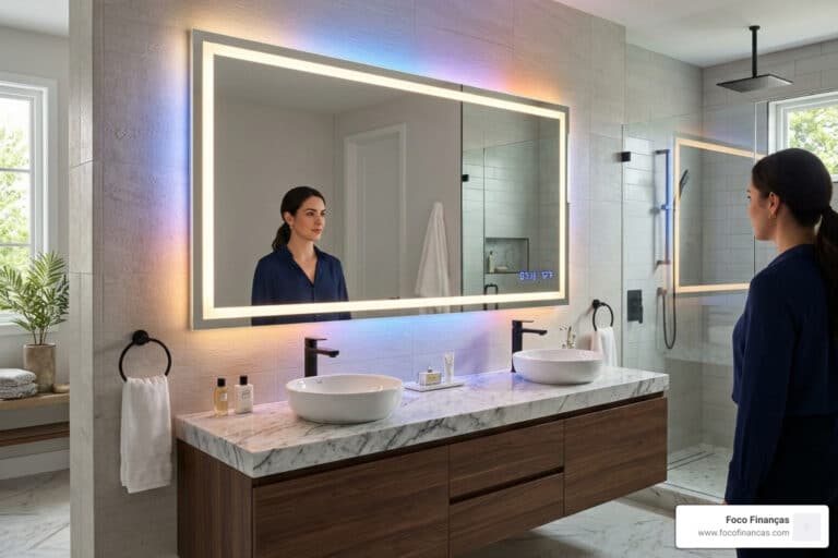 LED smart mirror lighting