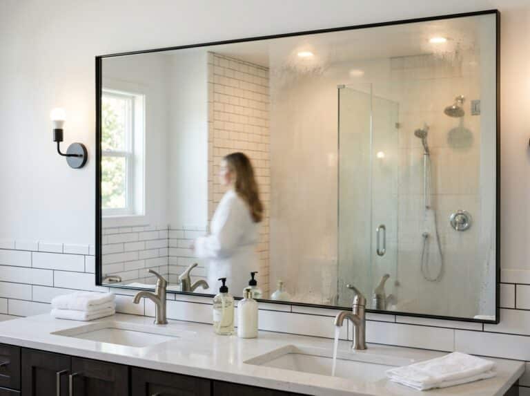 automatic defogger mirror setup