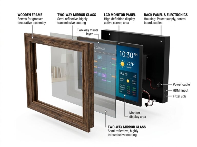 magic mirror monitor