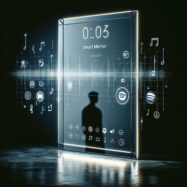 Smart Mirror with Spotify