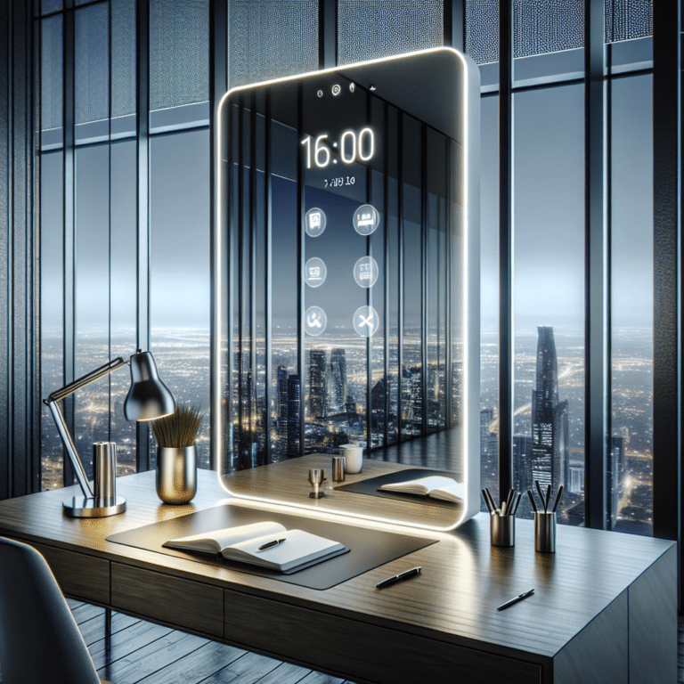 Smart Mirror Office Setup