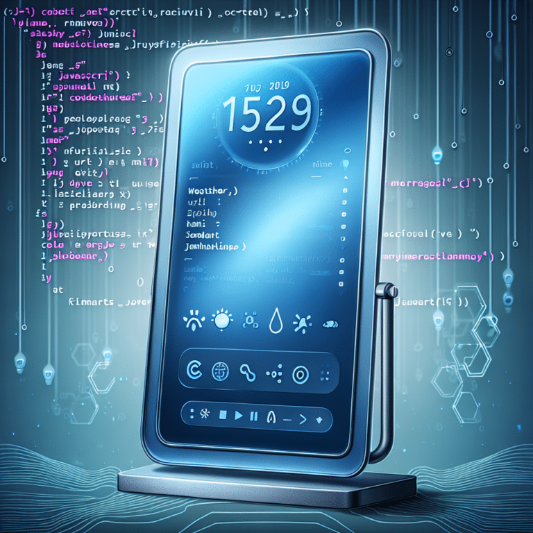 Setting Up Your Smart Mirror with JavaScript